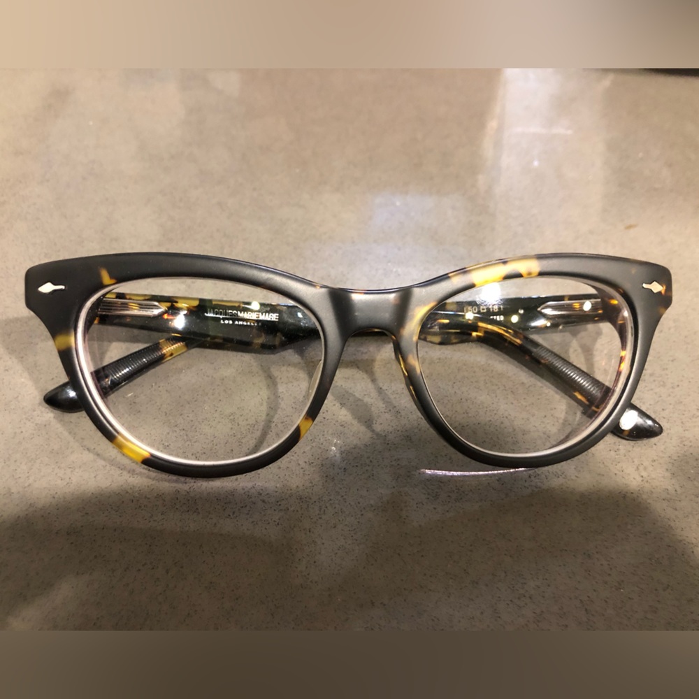 Jacques Marie Mage Glasses / Sunglasses in Helen Black Tortoise Retro